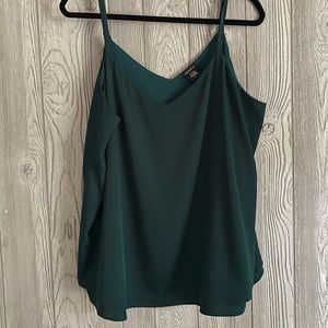 Torrid Dark Green Double Layered Camisole
